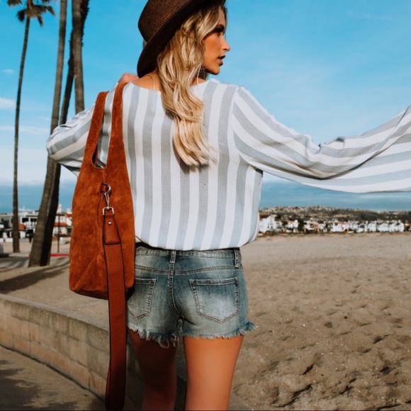 1 LEFT‼️ Misty Distressed Cut Offs - Picture 7 of 8